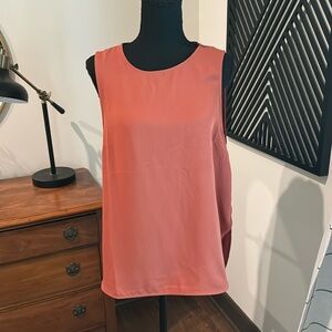 Forever 21  contemporary line relaxed burnt orange tunic large